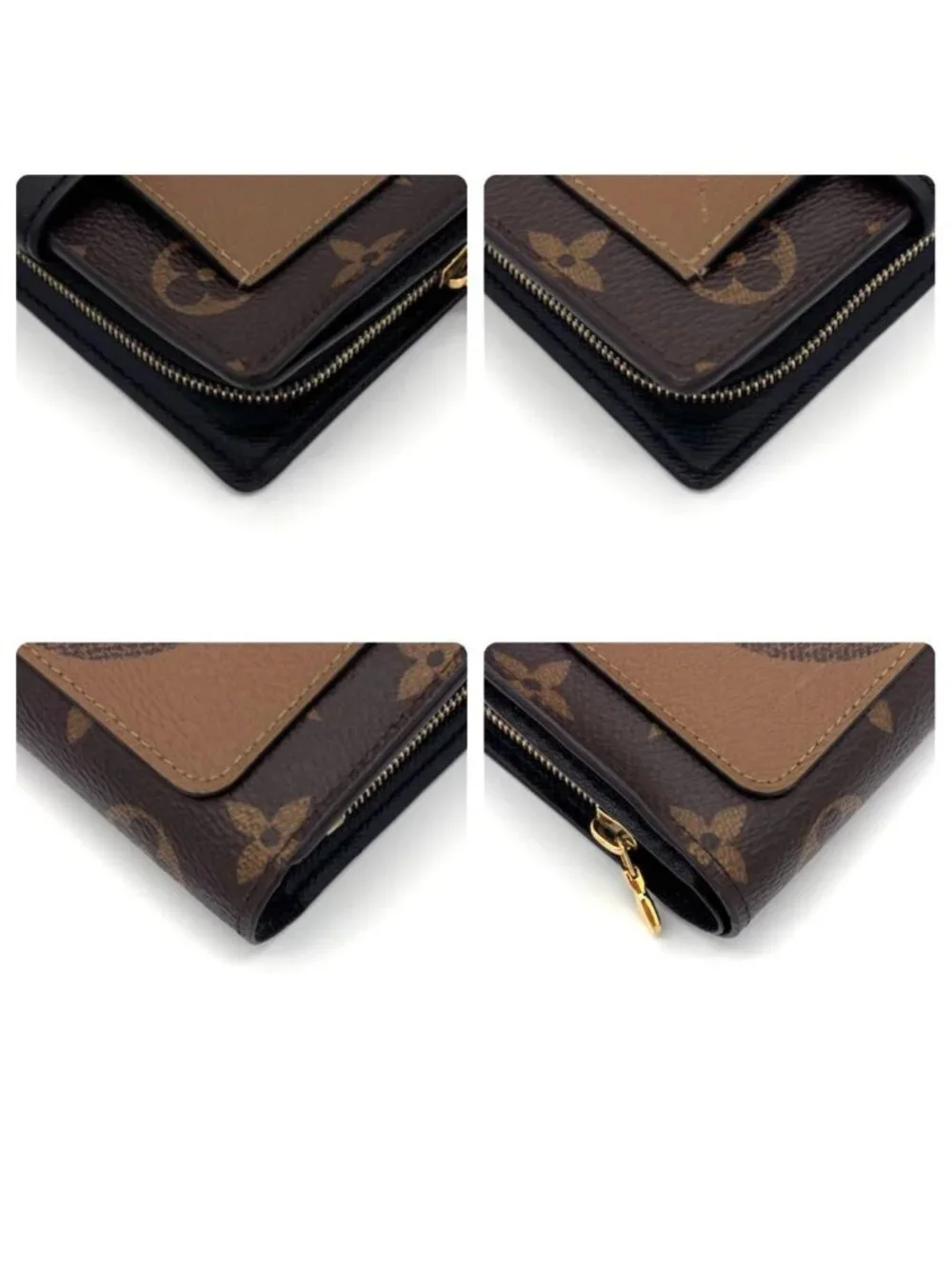 Louis Vuitton Monogram Reverse Portefeuille Juliette Bifold Wallet